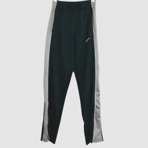 Nike Dri-Fit Black & Gray Track Pants S Polyester Athleisure Wear